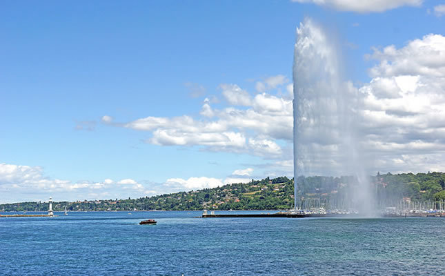Jet d'eau, Genève, Frankrijk